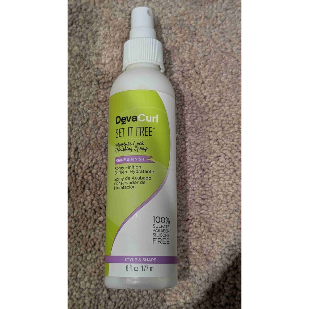 DevaCurl Shine Enhancing Moisture Lock Finishing Spray 6 Oz
